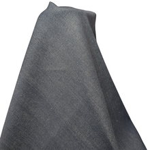 Load image into Gallery viewer, Standing drape  of Japanese Denim 98% Cotton, Indigo, for sale at Minerva's Bower