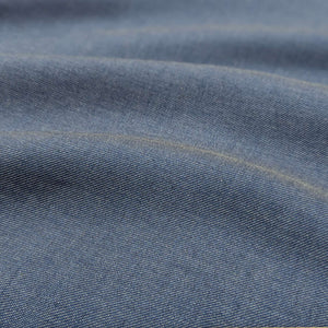 Flat drape image of Medium weight 100% cotton Donna Denim Chambray Twill rope dyed Japanese denim for sale at Minerva's Bower 