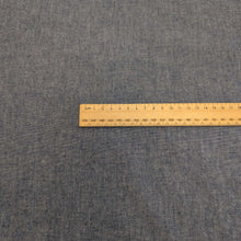 Load image into Gallery viewer, Japanese Dove Denim with Oxford weave for sale at Minerva&#39;s Bower, ruler included