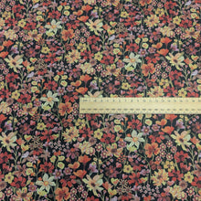 Load image into Gallery viewer, Flat lay of Liberty Cotton Tana Lawn, Dreams of Summer E, ruler included for scale, for sale at Minerva's Bower
