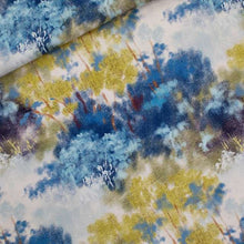 Load image into Gallery viewer, Flat Lay of See You At Six Linen Viscose, Dreamy Forest, for sale at Minerva&#39;s Bower