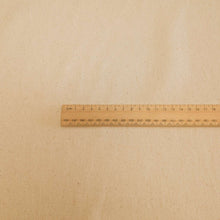Load image into Gallery viewer, Heavyweight Washed Cotton Drill, Natural, for sale at Minerva&#39;s Bower, ruler included for scale
