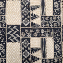 Load image into Gallery viewer, Flat lay of Embroidered 100% Cotton Voile, Daisy - for sale at Minerva's Bower