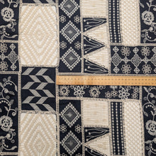 Load image into Gallery viewer, Flat lay of Embroidered 100% Cotton Voile, Daisy, ruler included for scale - for sale at Minerva's Bower