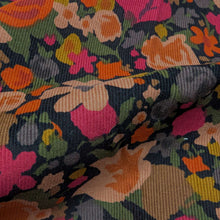 Load image into Gallery viewer, Close up flat drape of Emeline 100% Cotton Pinwale Cord by Hokko, Pink - for sale at Minerva's Bower