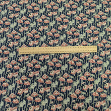 Load image into Gallery viewer, Liberty Tana Lawn Erito Poppy D for sale at Minerva&#39;s Bower, ruler included for scale