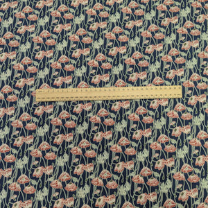 Liberty Tana Lawn Erito Poppy D for sale at Minerva's Bower, ruler included for scale