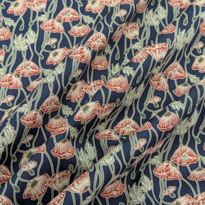 Drape of Liberty Tana Lawn Erito Poppy D for sale at Minerva's Bower