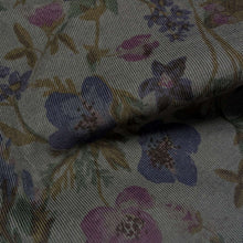 Load image into Gallery viewer, Close up flat drape of Hokkoh Estelle 100% Cotton Pinwale Cord, Grey - for sale at Minerva's Bower
