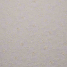Load image into Gallery viewer, Flat lay of Fiore, 100% Embroidered Ivory cotton double gauze, for sale at Minerva's Bower