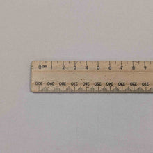 Load image into Gallery viewer, Close up of Flat lay of Fortney Heavyweight Organic 100%
Cotton in cloud for sale at Minerva&#39;s Bower, ruler included or scale 