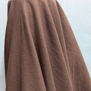 Draped Heavyweight 100% Organic Cotton in brown for sale at Minerva's Bower