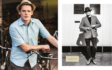 Load image into Gallery viewer, Items in &#39;The Gentleman&#39;s Wardrobe&#39; , a blue button up shirt and a sports jacket, available at Minerva&#39;s Bower