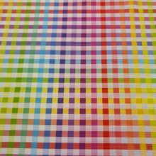 Load image into Gallery viewer, Flat lay of Gingham 100% Cotton Seersucker, Light - for sale at Minerva's Bower