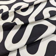 Load image into Gallery viewer, Flat drape of Groove, Mono 100% Cotton for sale at Minerva&#39;s Bower