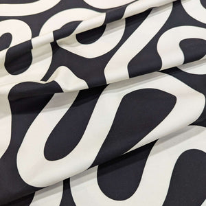 Flat drape of Groove, Mono 100% Cotton for sale at Minerva's Bower