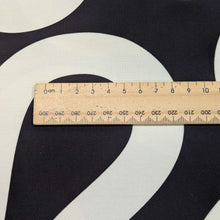 Load image into Gallery viewer, Close up of Groove, Mono 100% Cotton for sale at Minerva&#39;s Bower, ruler included for scale