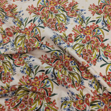 Load image into Gallery viewer, Flat  drape of 100% Cotton by Rachelle Holowko, Gum Blossom, for sale at Minerva's Bower
