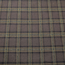 Load image into Gallery viewer, Flat lay of Highland Yarn Dyed Brushed Cotton Check showing brushed face - for sale at Minerva's Bower