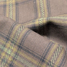 Load image into Gallery viewer, Close up of Highland Yarn Dyed Brushed Cotton Check - for sale at Minerva's Bower