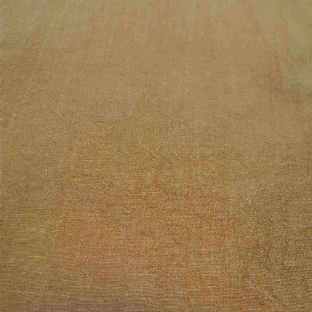 100% Linen Antique Wash, Pumpkin - 1/4metre