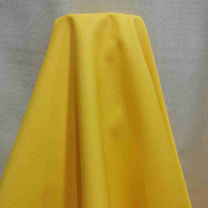 100% Cotton Poplin, Yellow  - 1/4 metre