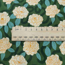 Load image into Gallery viewer, Ruby Star 100% Cotton , Verbena, Peonies - 1/4 metre