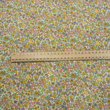 Load image into Gallery viewer, 100% Cotton Poplin, Libby Floral, Yellow  - 1/4 metre