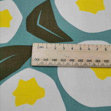 Load image into Gallery viewer, 100% Cotton Poplin, Retro Fruit, Green - 1/4 metre