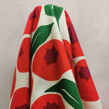 Load image into Gallery viewer, 100% Cotton Poplin, Retro Fruit, Red - 1/4 metre