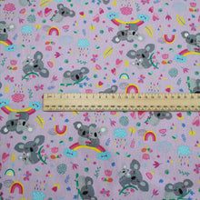 Load image into Gallery viewer, 100% Cotton Poplin, Koalas - 1/4 metre