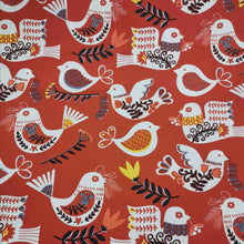 Load image into Gallery viewer, Alexander Henry 100% Cotton, Winter Partridge, Red - 1/4m