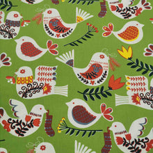 Load image into Gallery viewer, Alexander Henry 100% Cotton, Winter Partridge, Pine - 1/4m