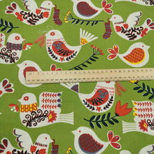 Load image into Gallery viewer, Alexander Henry 100% Cotton, Winter Partridge, Pine - 1/4m
