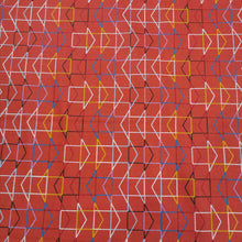 Load image into Gallery viewer, 100% Cotton, To and Fro Arrows in Rust by Ruby Star Society - 1/4 metre