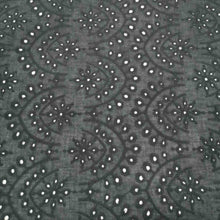 Load image into Gallery viewer, 100% Cotton Embroidery Double Border, Winnie in Black - 1/4 metre