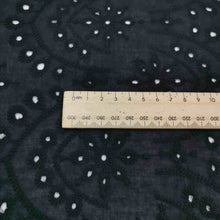 Load image into Gallery viewer, 100% Cotton Embroidery Double Border, Winnie in Black - 1/4 metre