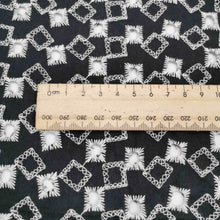 Load image into Gallery viewer, 100% Cotton Embroidery, Taylor in Black - 1/4 metre