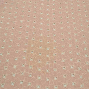 100% Cotton Embroidery, Taylor in Soft Pink - 1/4 metre