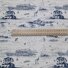Load image into Gallery viewer, 100% Brushed Cotton Flannelette, Seaside Dusk - 1/4 metre