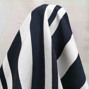 Voyager in Navy, Linen Cotton Twill - 1/4 metre