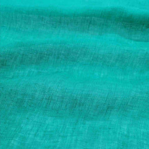 100%Linen Gauze, Emerald - 1/4metre