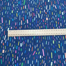 Load image into Gallery viewer, 100% Cotton, Confetti, Blue - 1/4 metre