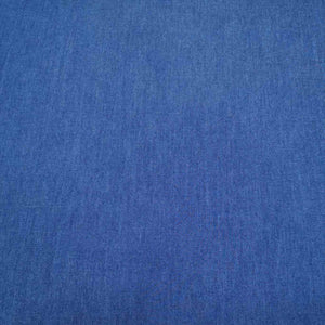 100% Cotton Chambray, Deep Blue - 1/4 metre