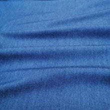 Load image into Gallery viewer, 100% Cotton Chambray, Mid Blue - 1/4 metre
