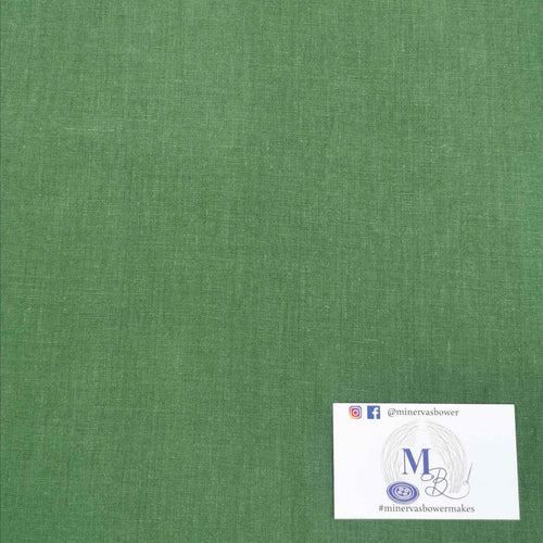 100% Linen Antique Wash, Pine - 1/4metre