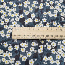Load image into Gallery viewer, Liberty 100% Cotton Tana Lawn, Mitsi, Charcoal - 1/4 metre