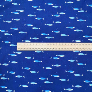 100% Cotton, Water, Fish by Ruby Star Society - 1/4 metre