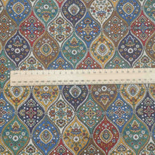 Load image into Gallery viewer, 100% Cotton by Kokka, Autumnal Ogee - 1/4 metre