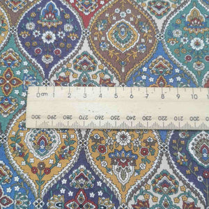 100% Cotton by Kokka, Autumnal Ogee - 1/4 metre